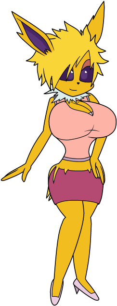 Jpg Royalty Free Jenny By Redryan On Deviantart - Jenny Jolteon (400x700), Png Download