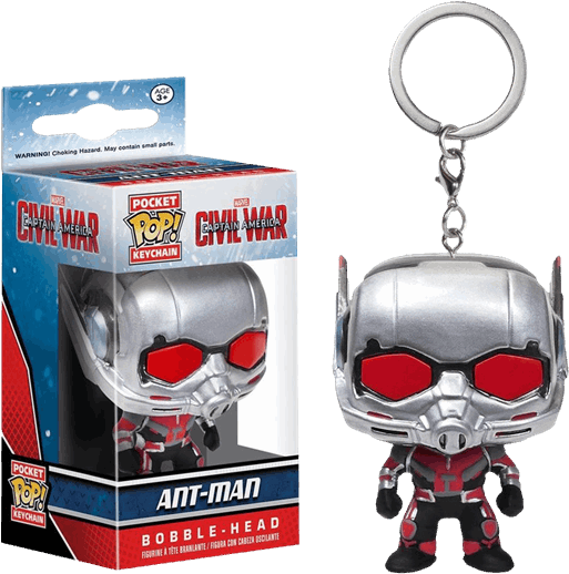 Captain America 3: Civil War - Ant-man Pocket Pop! (600x600), Png Download