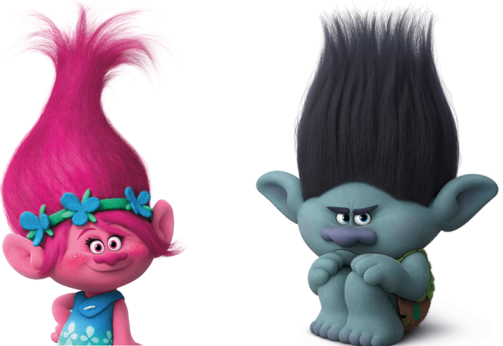 Trolls Poppy Png (1000x688), Png Download