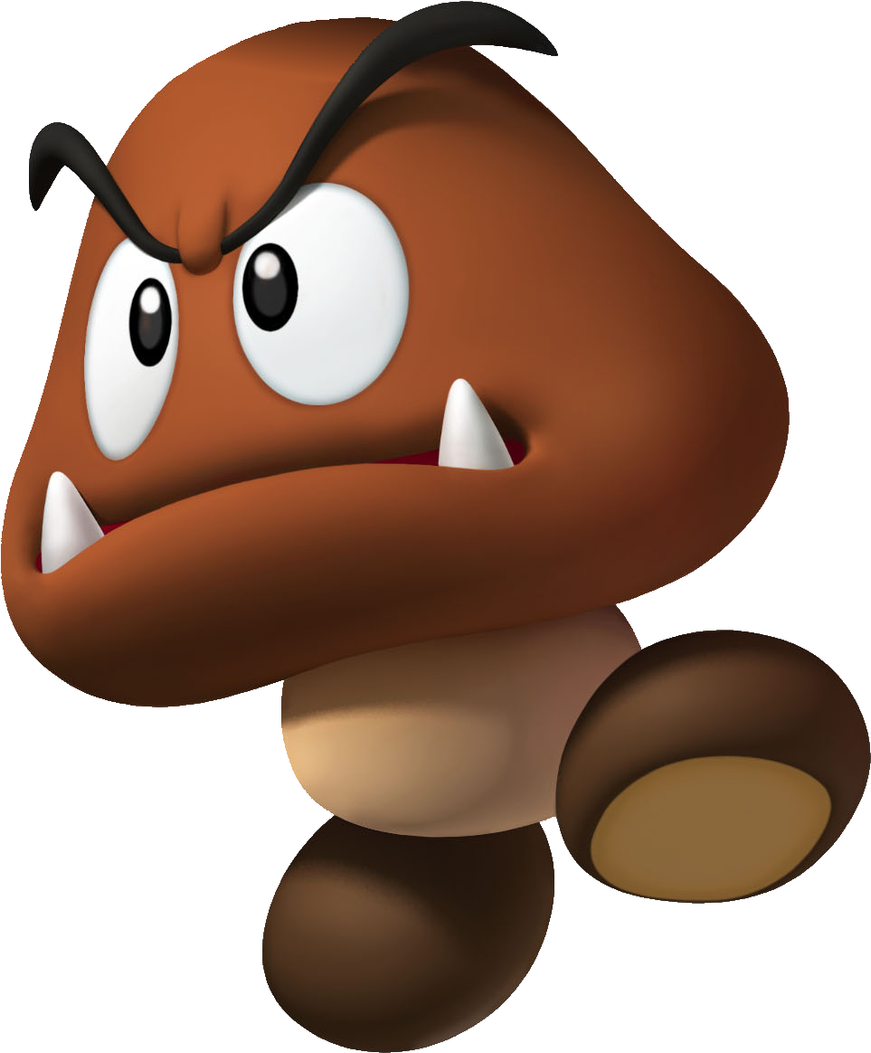 Goomba - Nintendo Goomba Amiibo Figure Super Mario Series, Figures (1019x1237), Png Download