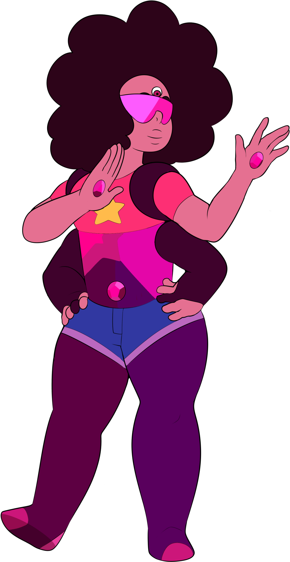 Steven Universe & Garnet - Steven Universe Garnet And Steven Fusion (1040x1920), Png Download