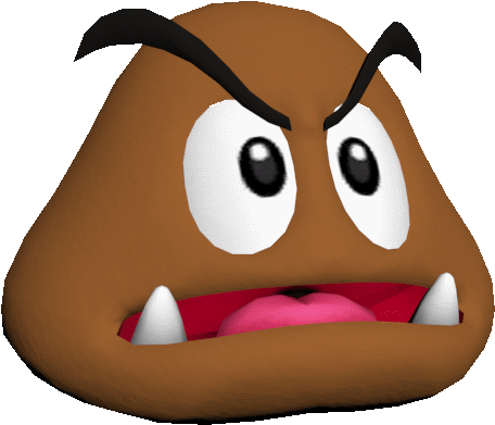 Download Zip Archive - Mario Goomba Mask (750x650), Png Download