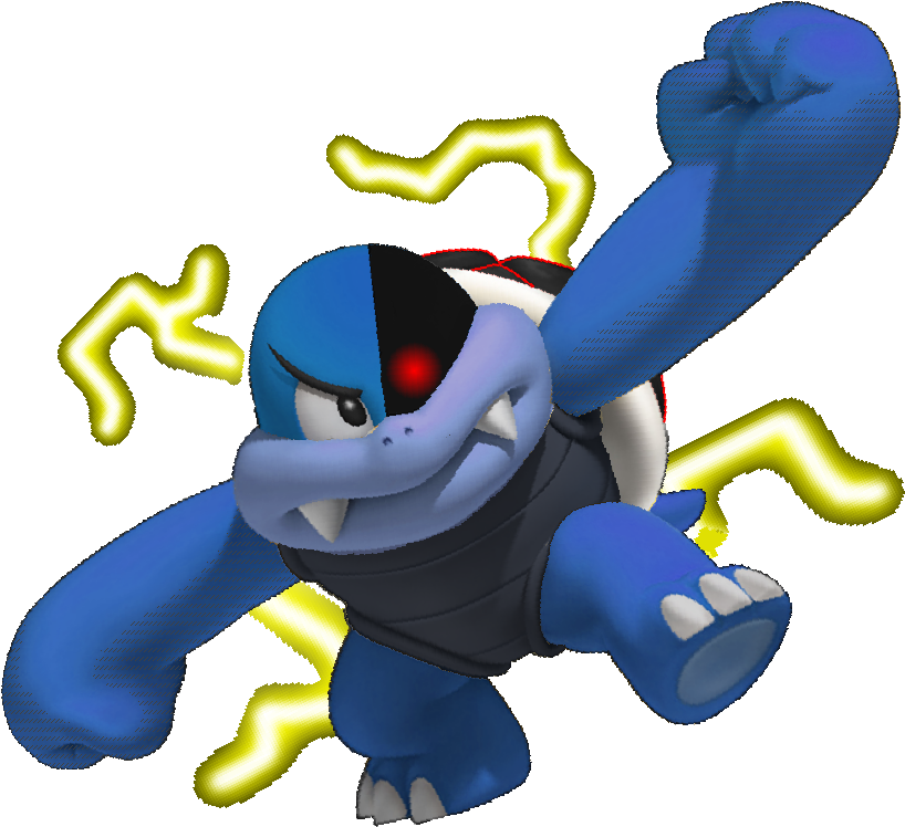 Gumball And Mario - Dark Boom Boom Mario (1000x833), Png Download