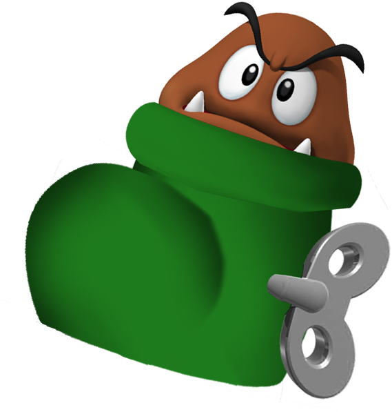 Goomba Images Goomba Wallpaper And Background Photos - Super Mario Shoe Goomba (617x674), Png Download