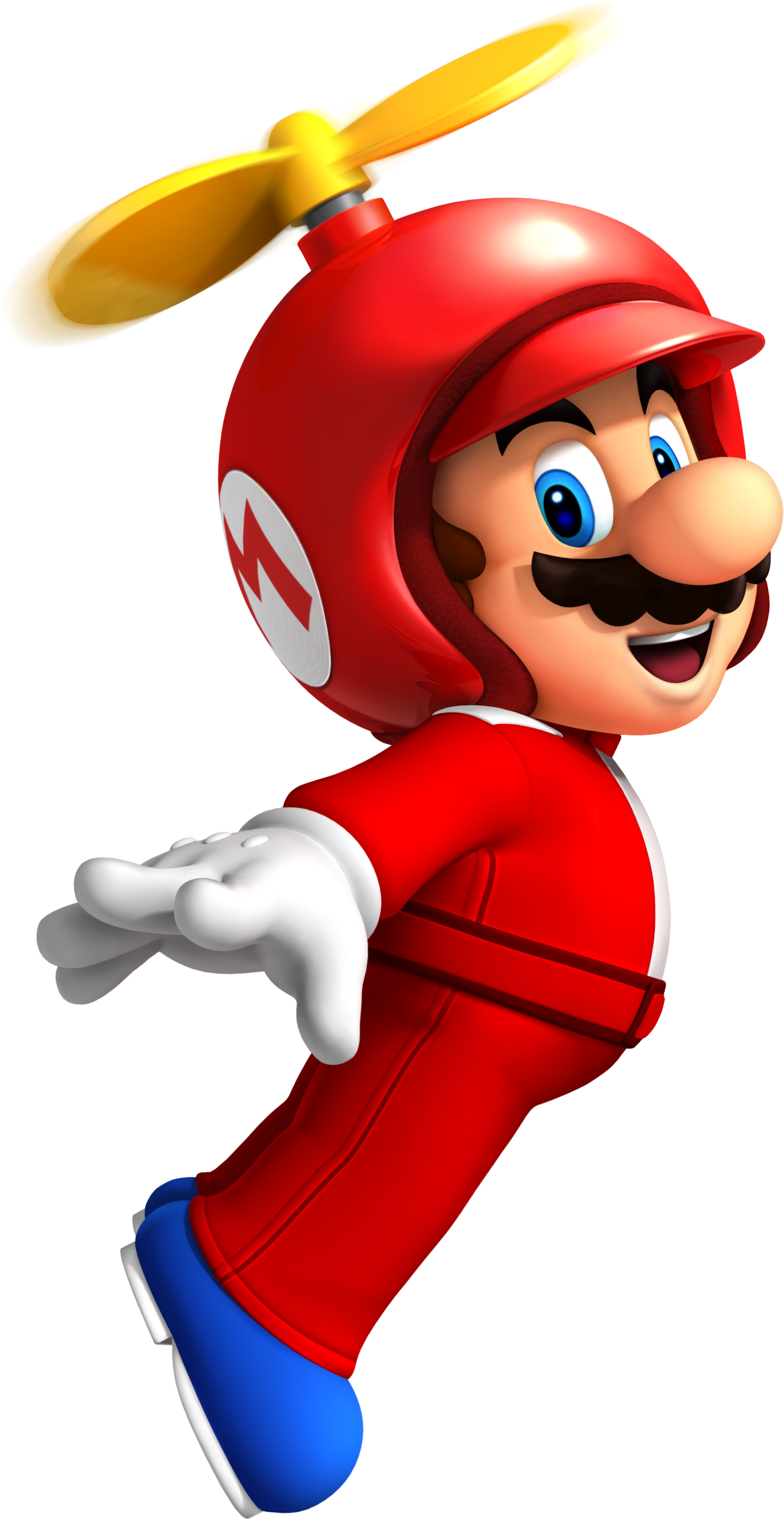Mario Png - Super Mario Bros Wii Mario (1415x2741), Png Download