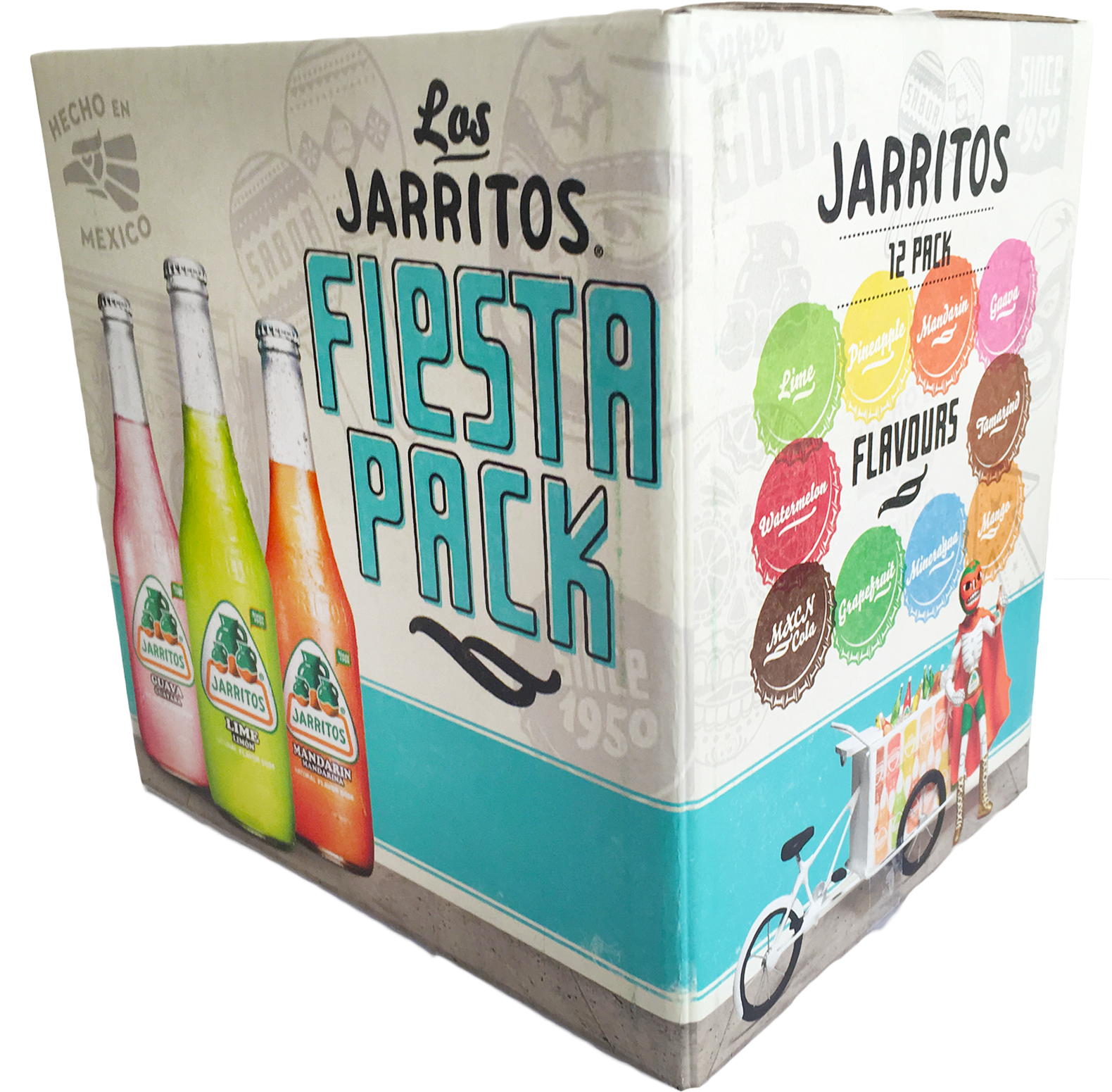Jarritos Fiesta Pack 12 X 370ml - Jarrito 12 Pack (1600x2000), Png Download