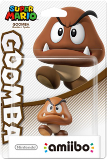 Super Mario Collection - Amiibo Goomba Png (600x315), Png Download