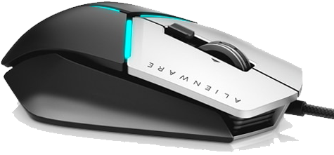 Alienware Elite Gaming Mouse Aw958 (600x650), Png Download