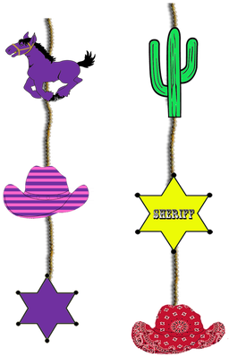 Western Party Decorations - Costume (292x438), Png Download