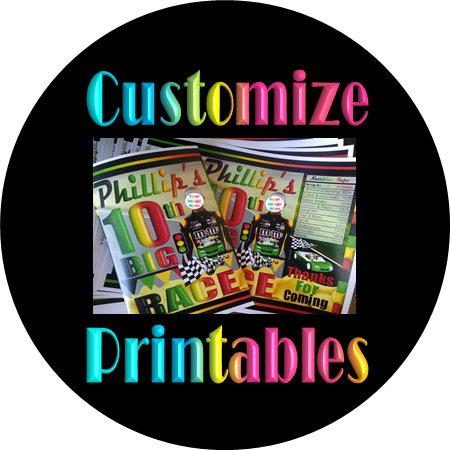 We Add New Printable Party Supplies Every Month - Letter (450x450), Png Download