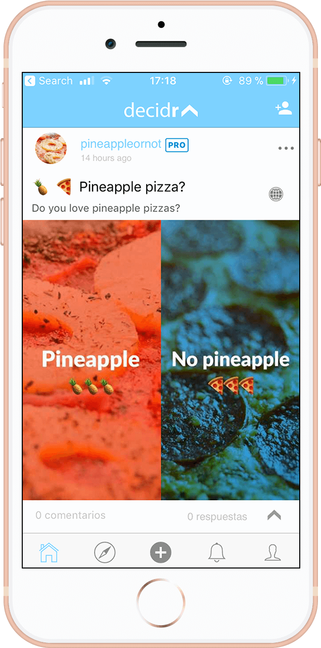 Create Free A/b Polls Using The Webapp, The Telegram - Smartphone (750x1333), Png Download