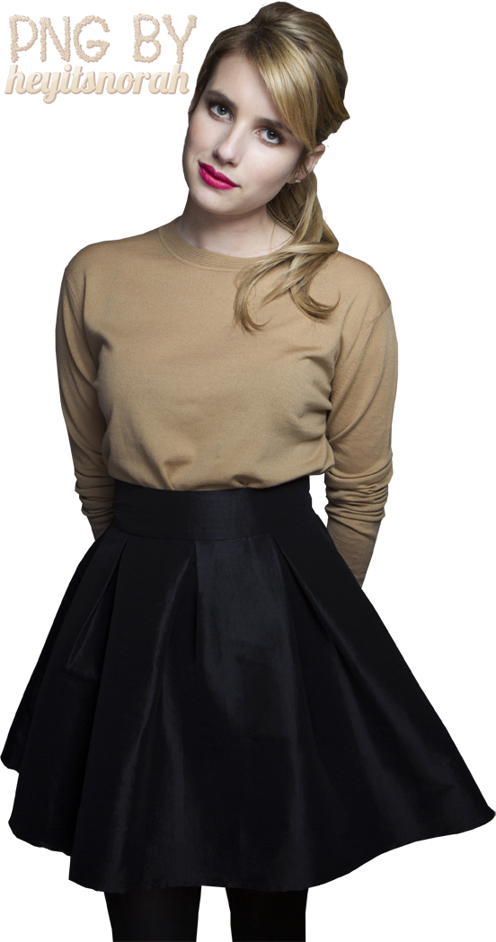 Emma Roberts Png Image Background - Эмма Робертс Пнг (552x1049), Png Download