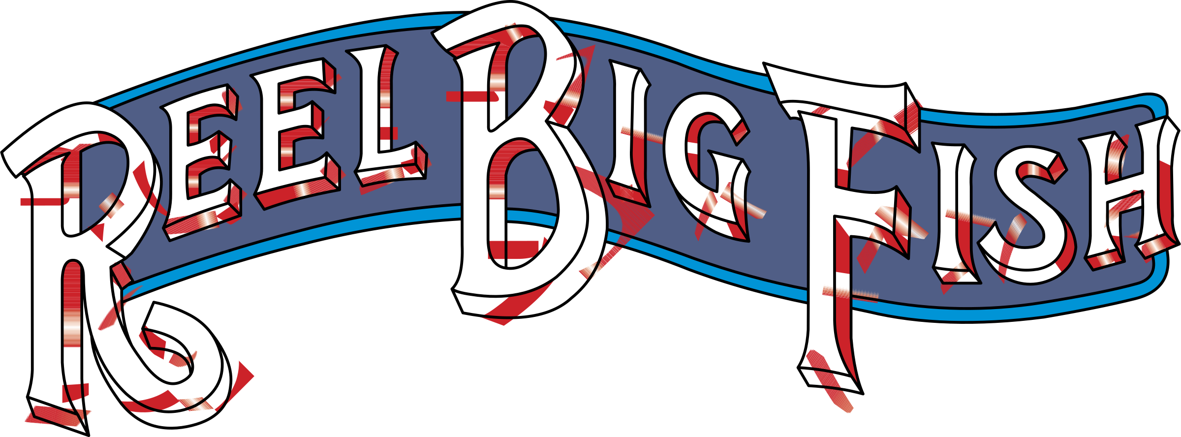 Reel Big Fish Logo Png Transparent - Reel Big Fish Background (2400x888), Png Download