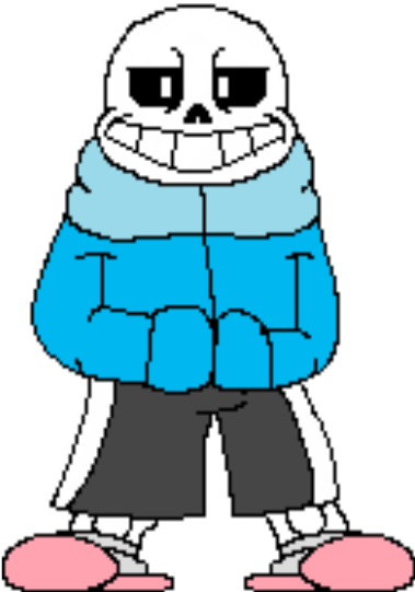 I Tried Making A Stylized Sans Sprite - Cartoon (1024x768), Png Download