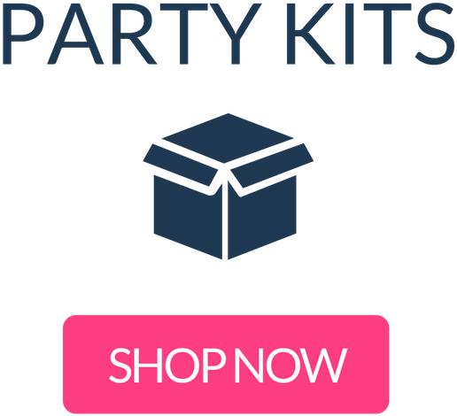 Essential Party Supplies, Bundled And Themed Into Convenient - Graphic Design (840x840), Png Download