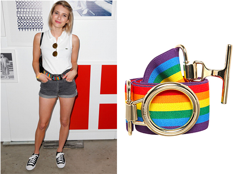 Hippie-style Mit Emma Roberts - Vestimenta De Emma Roberts (500x350), Png Download