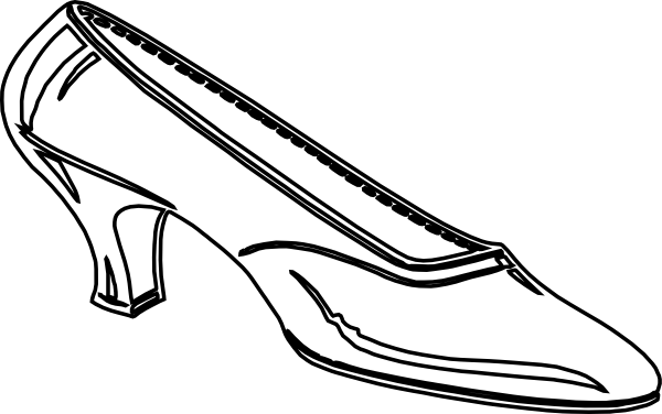 Glass Slipper Clip Art - Clip Art (600x376), Png Download