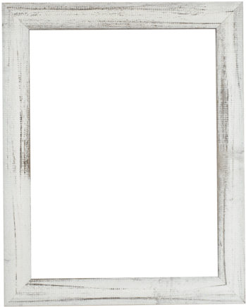 Custom Picture Frame - White Wood Picture Frame Detail (389x480), Png Download