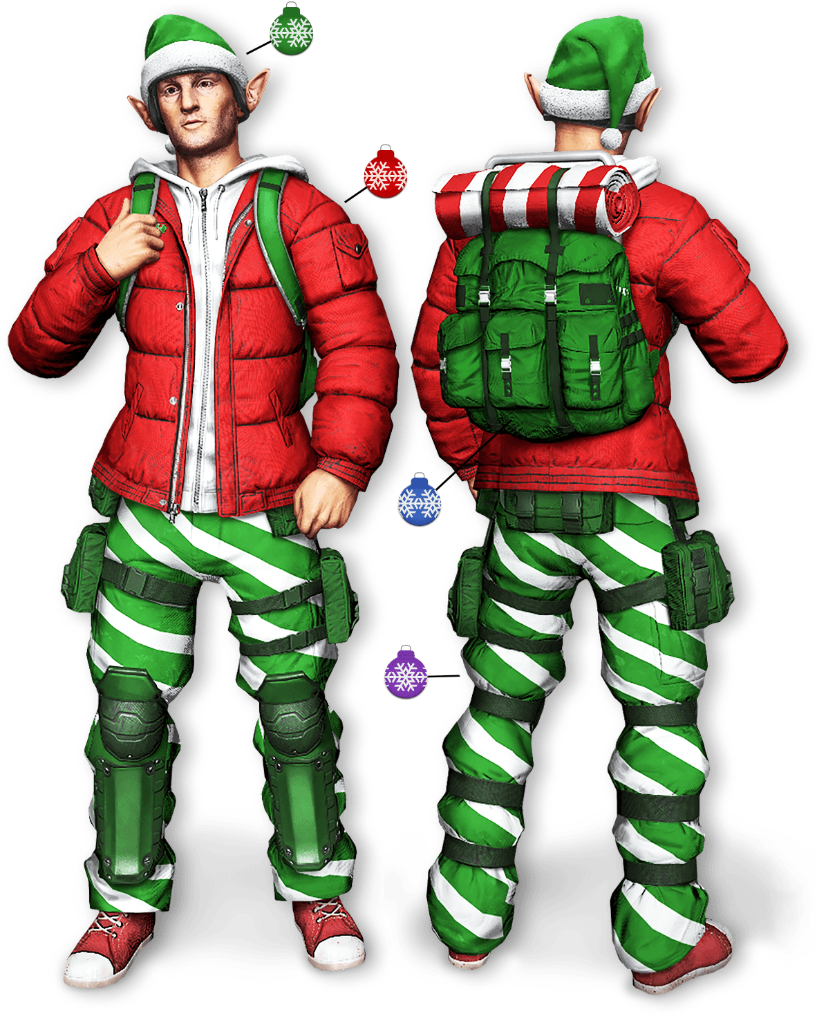 Special Game Modes For Wreck The Halls Are Shotties - Christmas H1z1 (1182x1470), Png Download