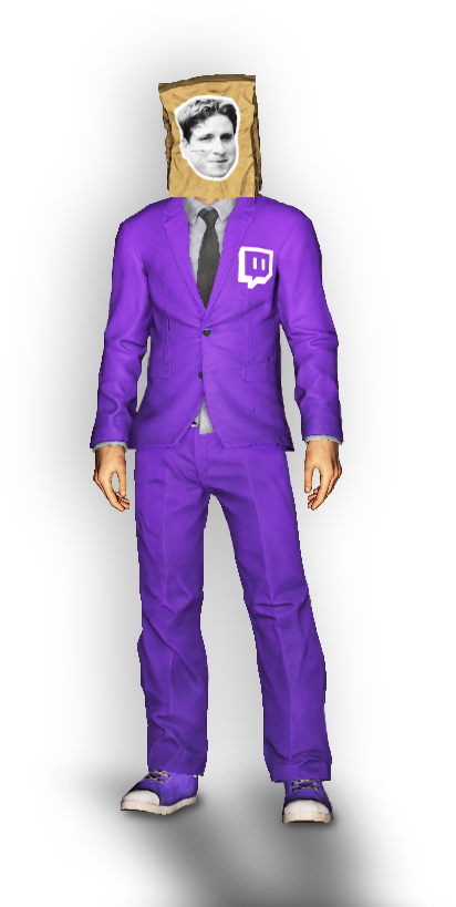 Twitch Prime Skin Gratuit - Halloween Costume (412x819), Png Download
