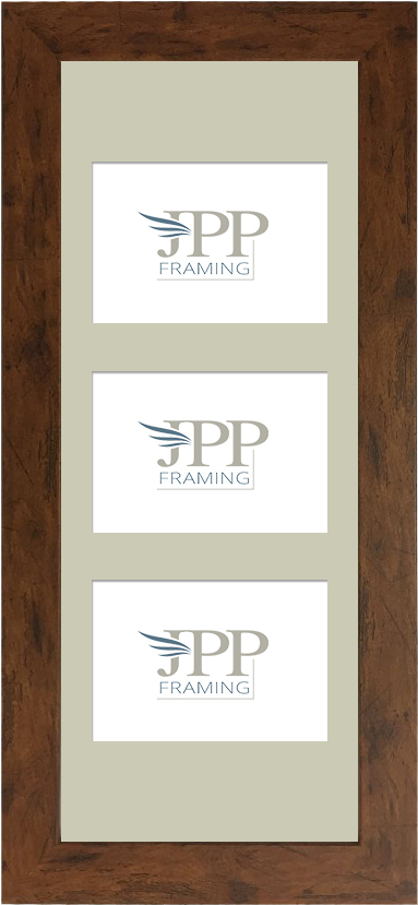 Richmond Rustic - Mounted - Picture Frame (750x1000), Png Download