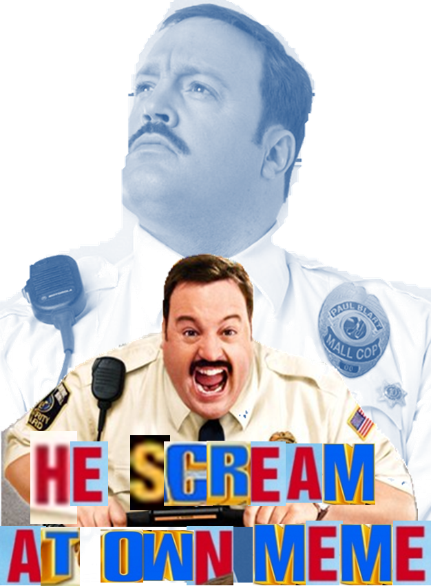 Shrekyourself - Paul Blart Starring Kevin James (dvd) (626x851), Png Download