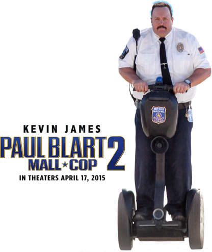 Image Result For Mall Cop Segway Policías, Plaza Comercial - Paul Blart Mall Cop 2 Movie Poster (416x494), Png Download