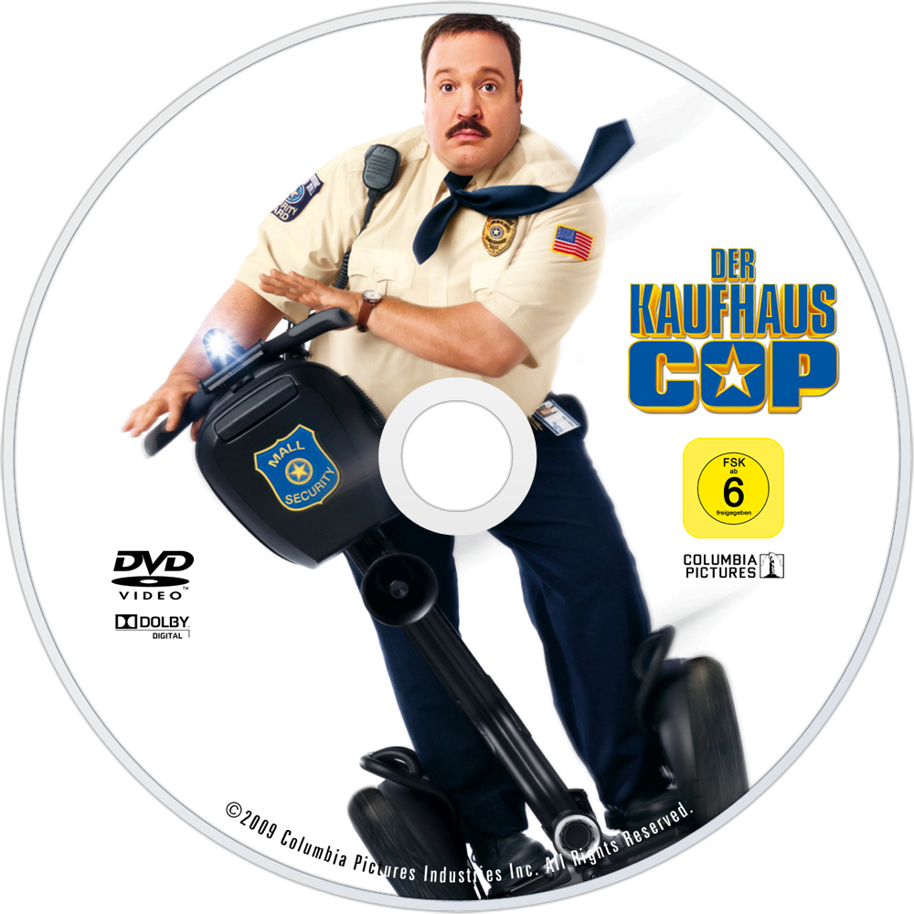 Mall Cop Dvd Disc Image - Paul Blart Mall Cop 2009 Logo (1000x1000), Png Download