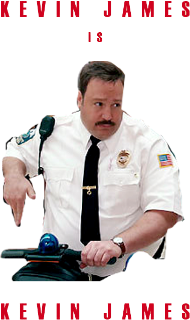 Kevin James Paul Baul Mall Call Paul Blart Paul Blart - Police Officer (426x676), Png Download