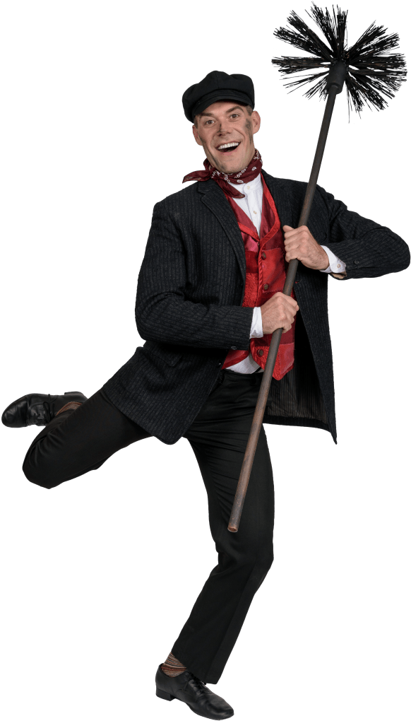 Mary Poppins, Austin, Zach, Theatre, Theater - Mary Poppins Bert Png (600x1028), Png Download