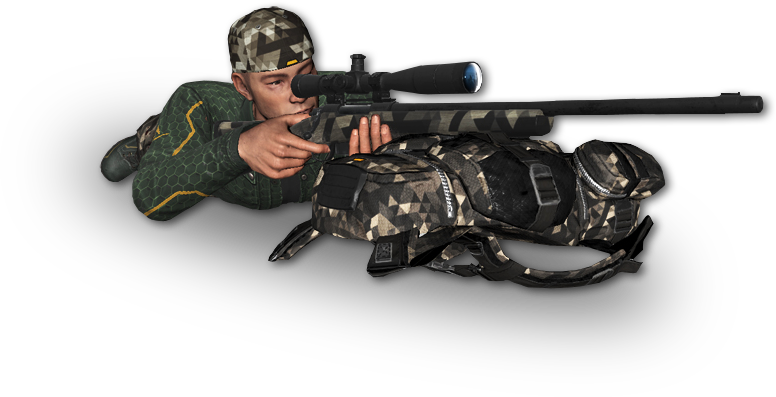 Invitational 2016 H1z1 Battle Royale Auto Royale - Sniper Camo Set H1z1 (776x397), Png Download