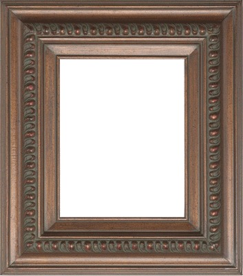 Rustic Ornate Walnut - Blick Barrister Frame - 8" X 10" X 3/8", Bronze (353x400), Png Download