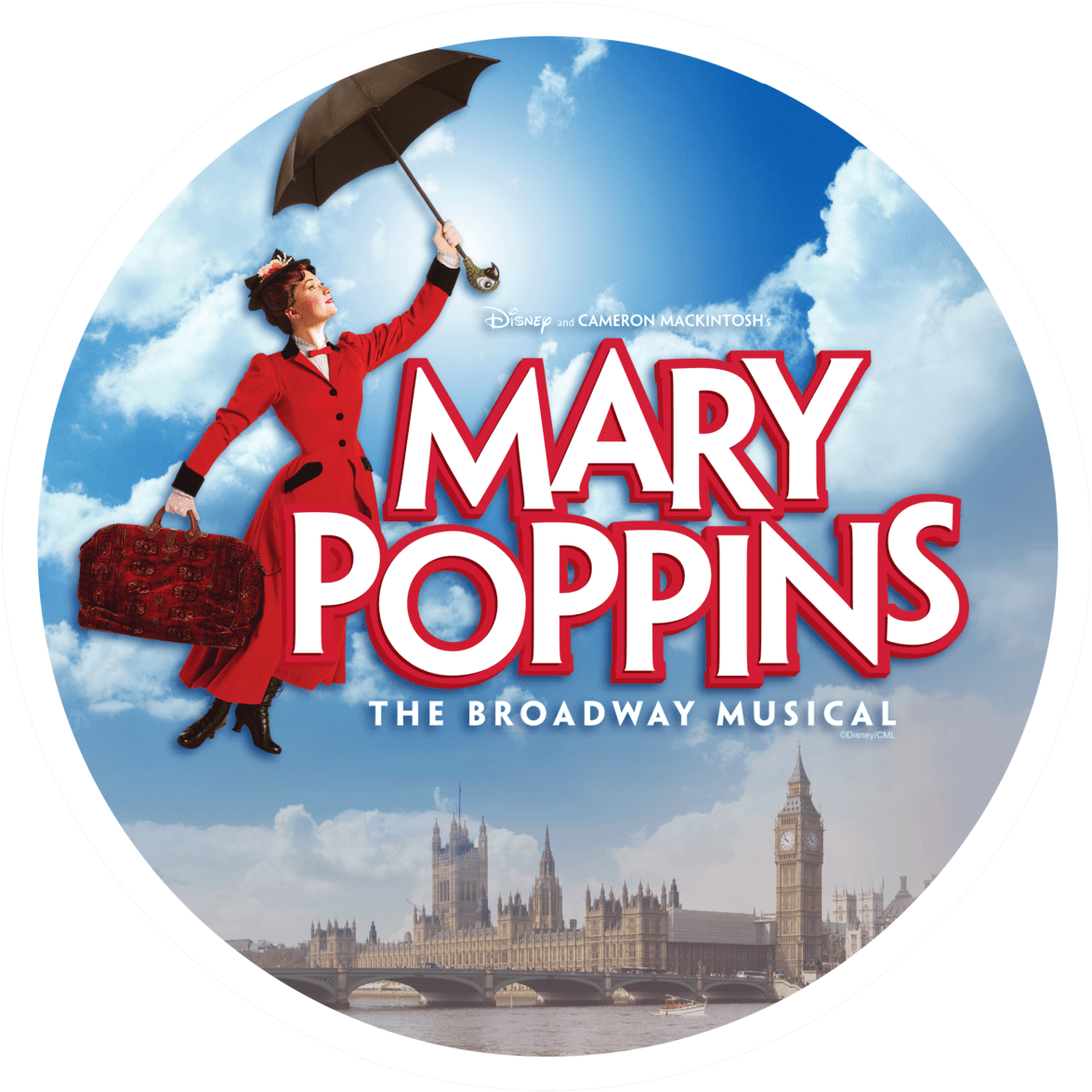Mary Poppins Poster Template (1280x1280), Png Download