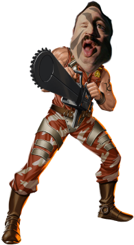 An Imperfect Clone Of Patches O'blartihan, Vegas Commando - Comic Book (342x400), Png Download