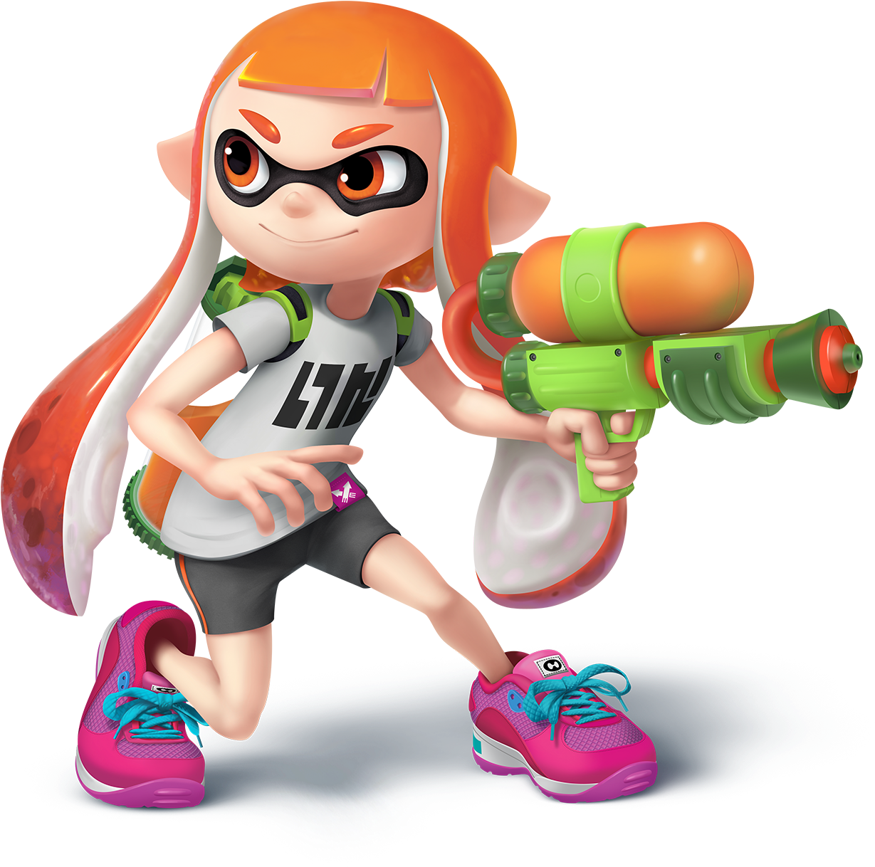 Inkling Girl Smashified - Inkling Smash (1500x1501), Png Download