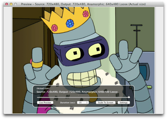 From There You Can Scroll Through Ten Still Images - Handbrake (580x433), Png Download