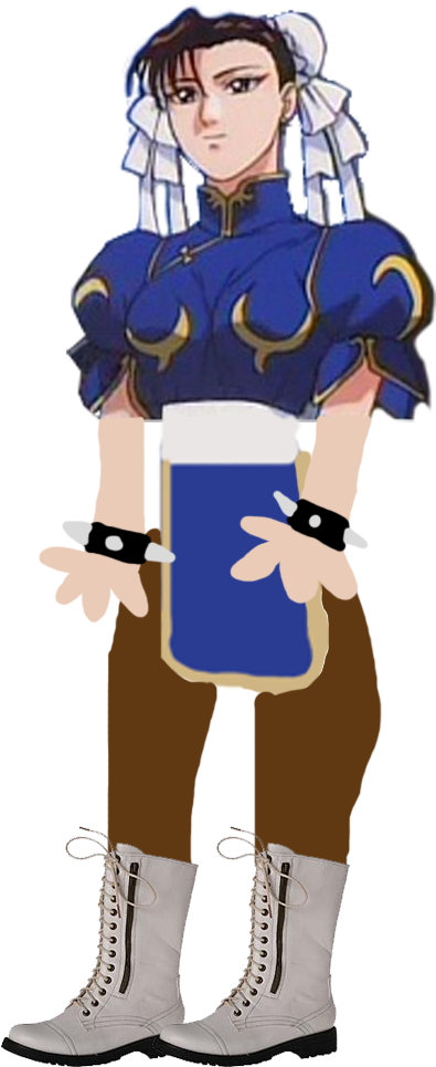 Chun-li Hd - Agk Kaeru (425x971), Png Download