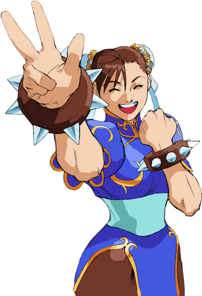 Being The First Female In Street Fighter Franchise, - Chun Li Marvel Vs Capcom (426x597), Png Download