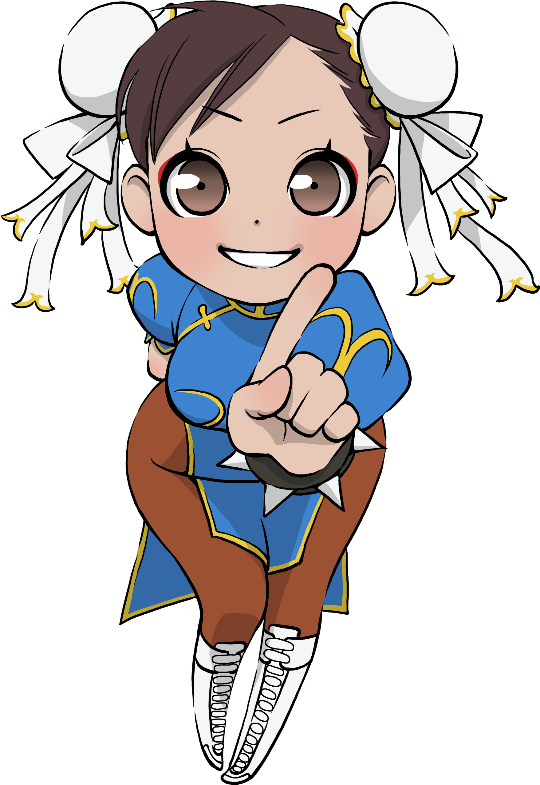 That's Right Boys - Chun Li Street Fighter Chibi (2894x4093), Png Download