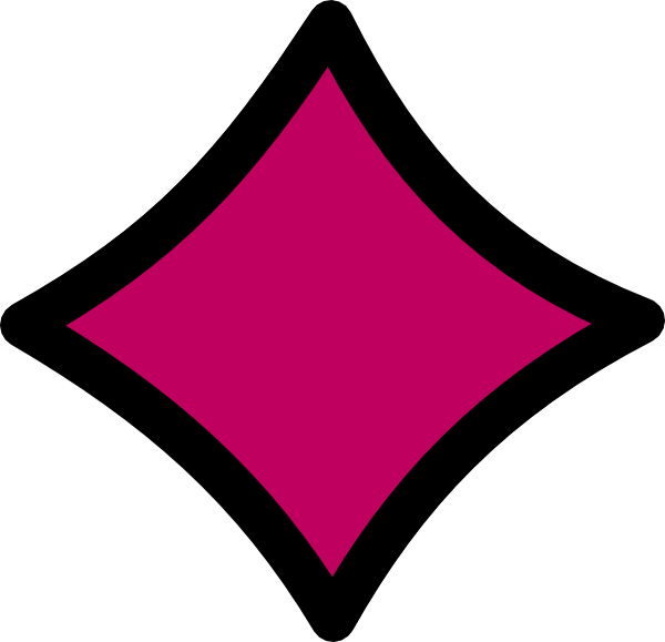 How To Set Use Diamond Brown Black Outline Svg Vector (600x579), Png Download