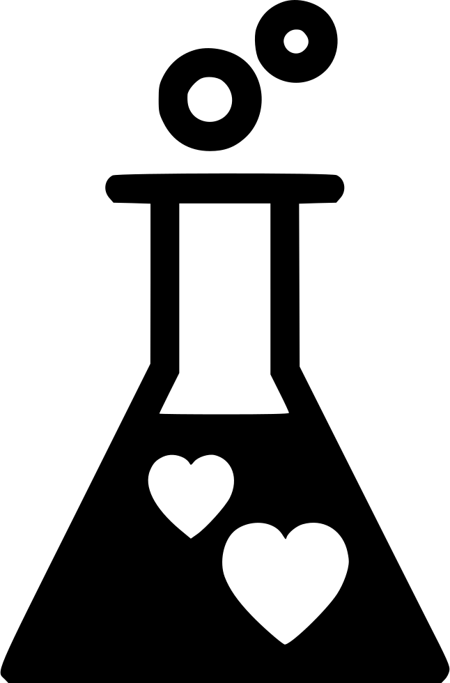 Love Chemistry Comments - Chemistry Black Icon Png (646x980), Png Download