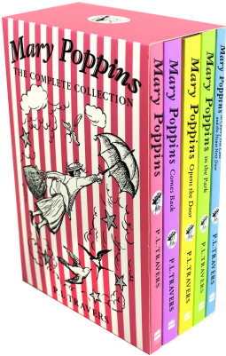Mary Poppins The Complete Collection 5 Books Box Set (400x400), Png Download