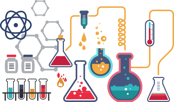 Chemistry - Science 5'x7'area Rug (577x339), Png Download