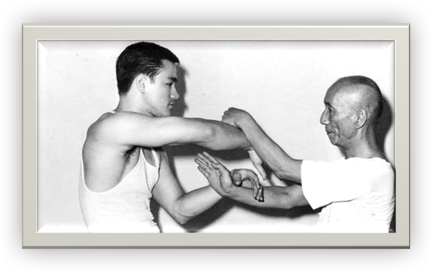 93f16e4a C66b 45c4 941b 1af0f9ad1581 - Ip Man And Bruce Lee (1431x903), Png Download