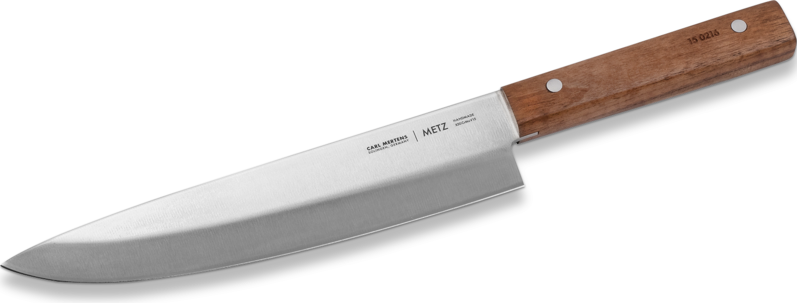 Metz Chef's Knife - Carl Mertens Bbq Messer Metz, 23 Cm (1600x610), Png Download