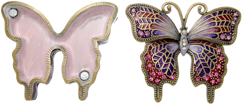 Purple Butterfly Cremation Keepsake Wholesale Urn Keepsake - Urn (500x500), Png Download