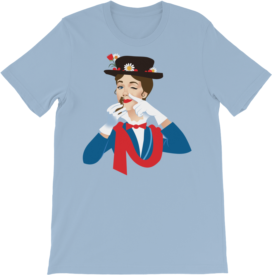 Mary Poppers T Shirts Swish Embassy - Poppers Tshirt (1000x1000), Png Download