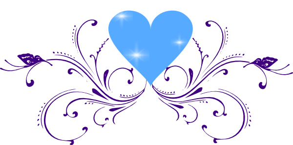 Blue Butterfly Border Png (600x297), Png Download
