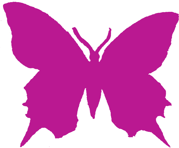 Purple Butterfly Png For Kids - Self-esteem (600x600), Png Download