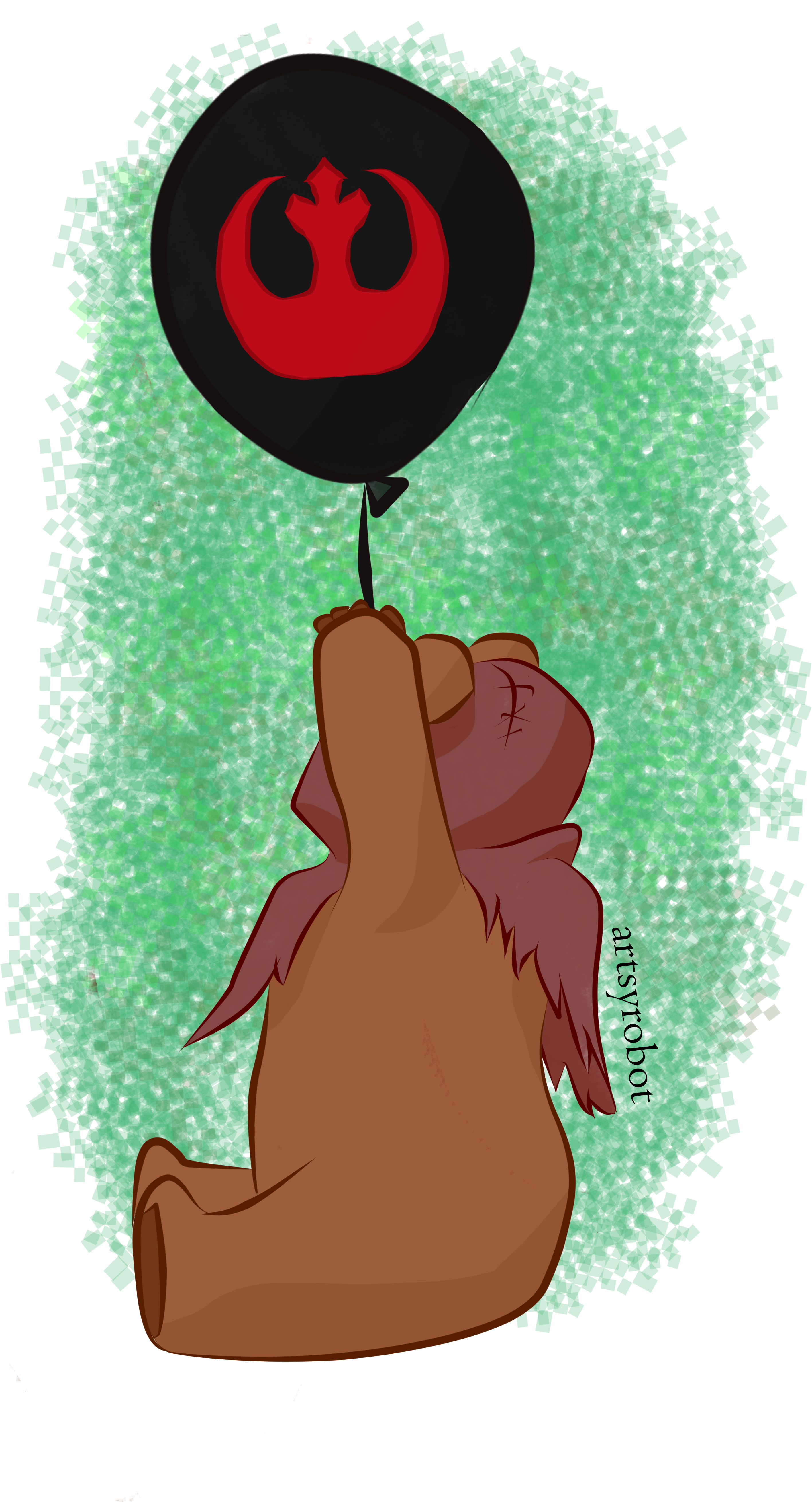 Ewok Winnie The Pooh Crossover (4134x5827), Png Download